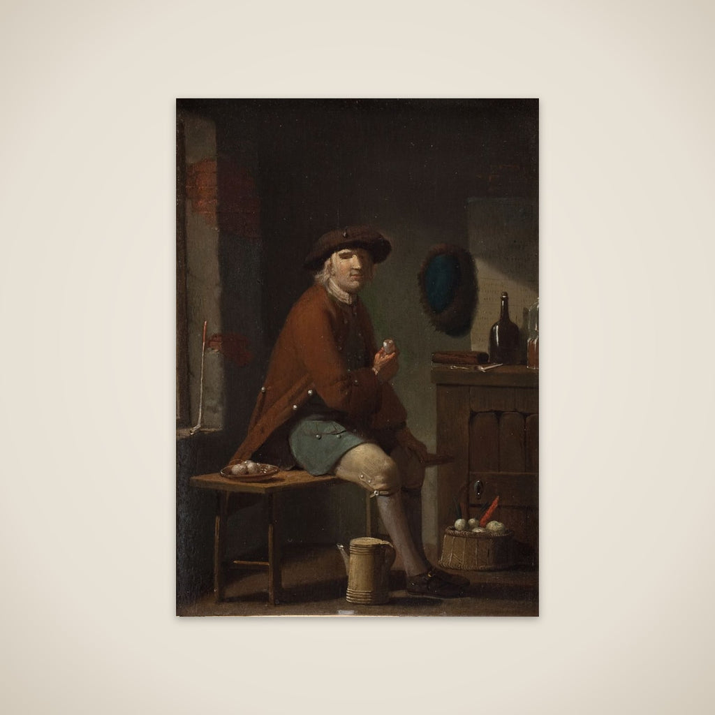 Piberygende mand unframed print