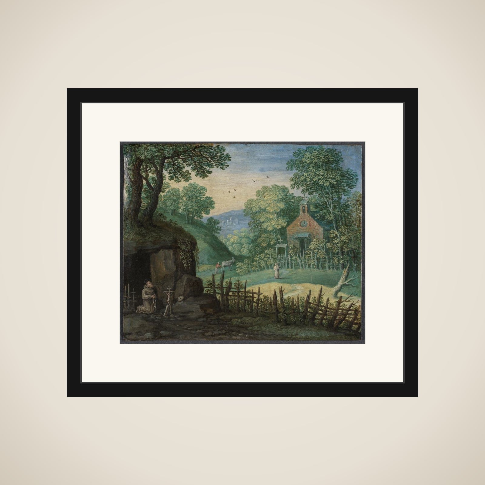 Landskab framed