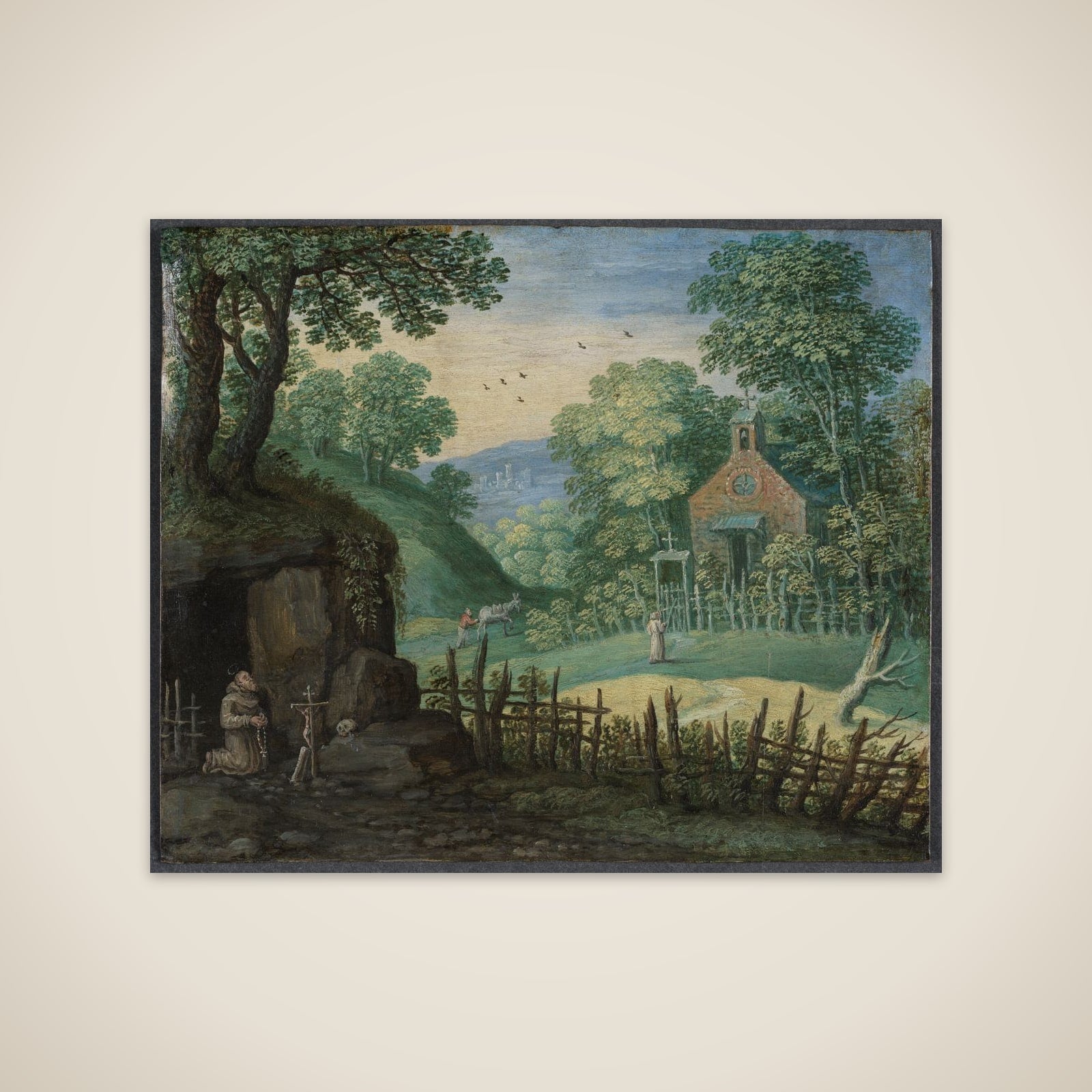 Landskab unframed print