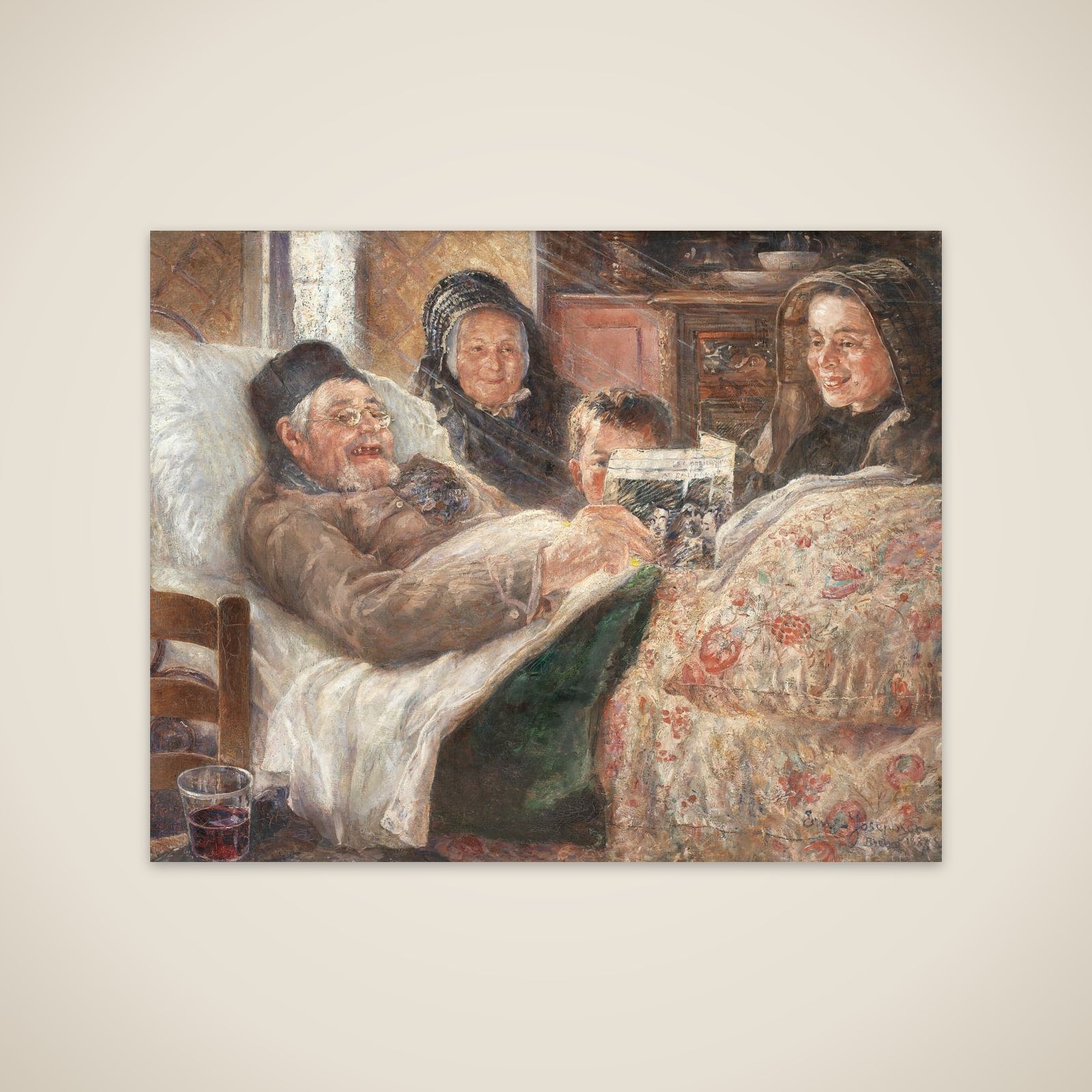 Livsglæden unframed print