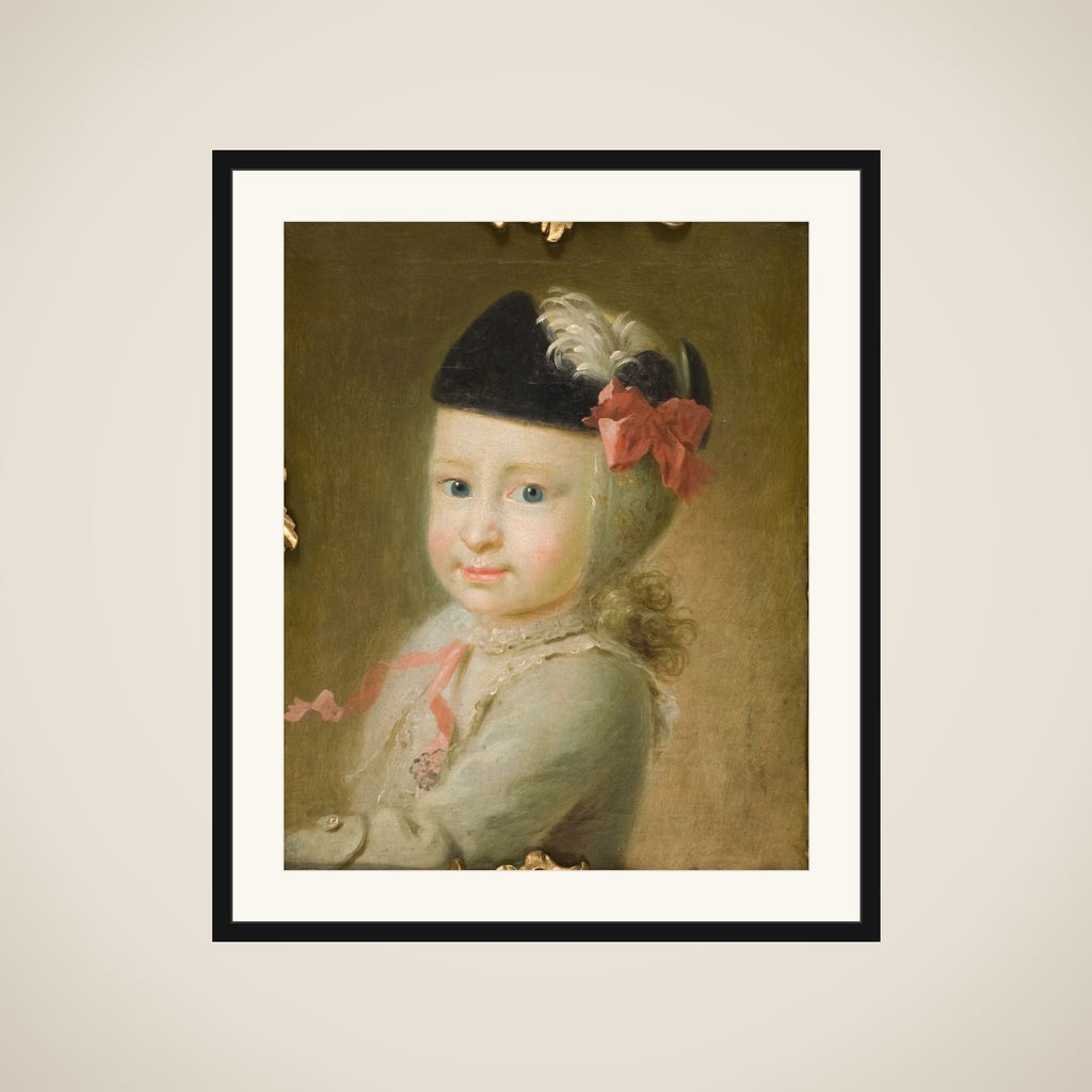Barneportræt af senere dr. theol. Carl Christian Laurentius Birch framed