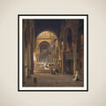 Det indre af Capella Palatina i Palermo framed