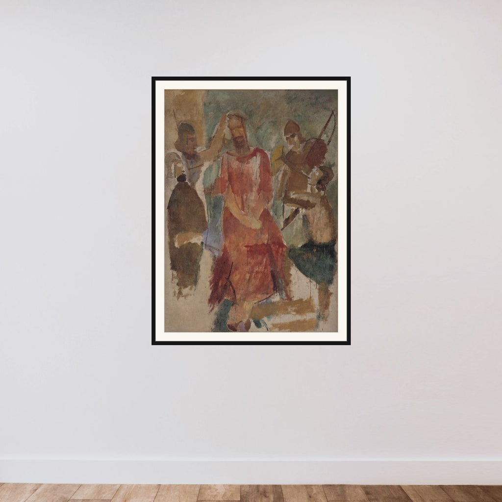 Tornekroningen framed — shown to scale