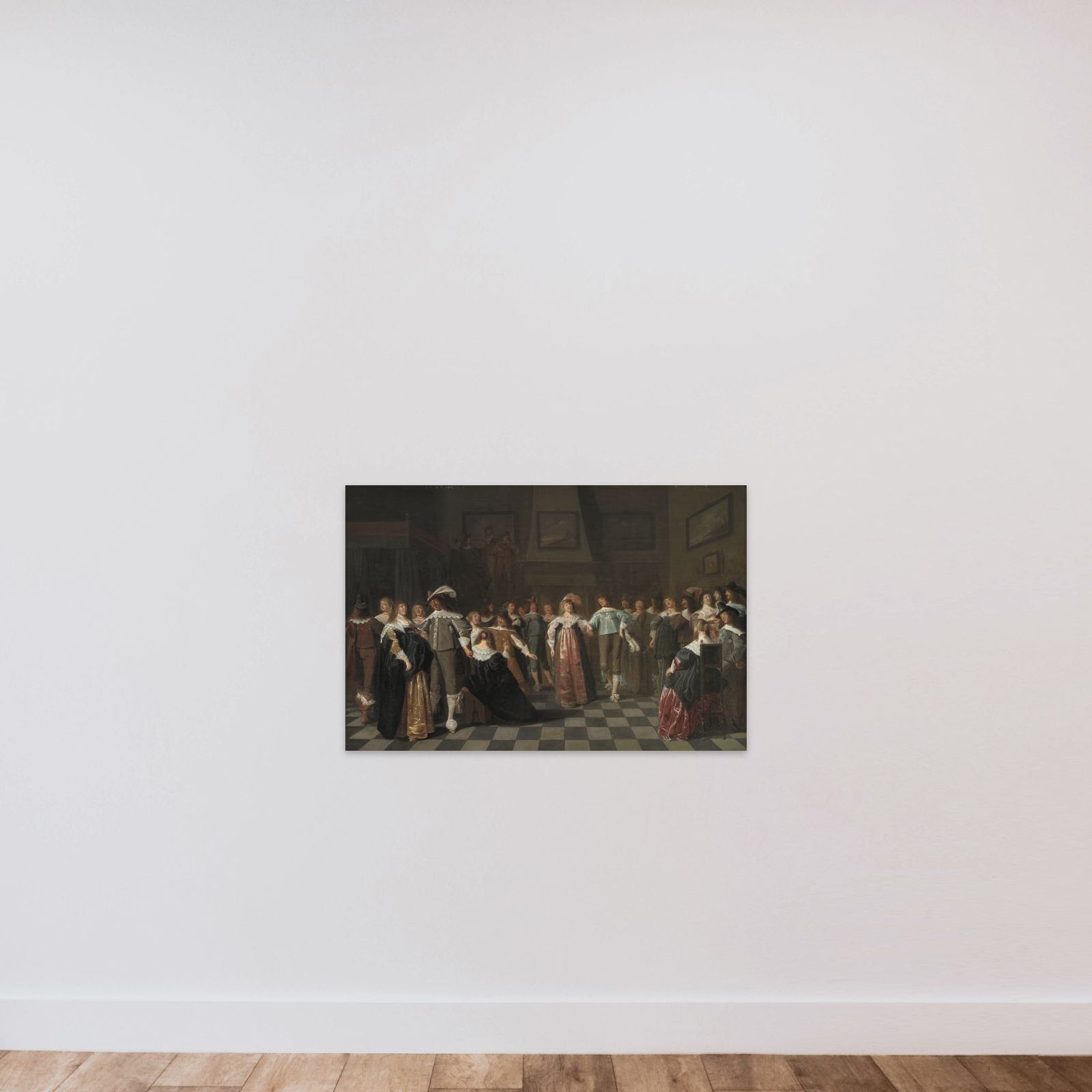 Et bal unframed — shown to scale