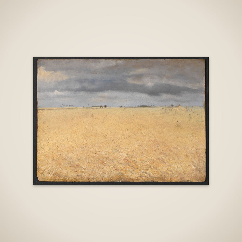 En rugmark ved landsbyen Ring unframed print