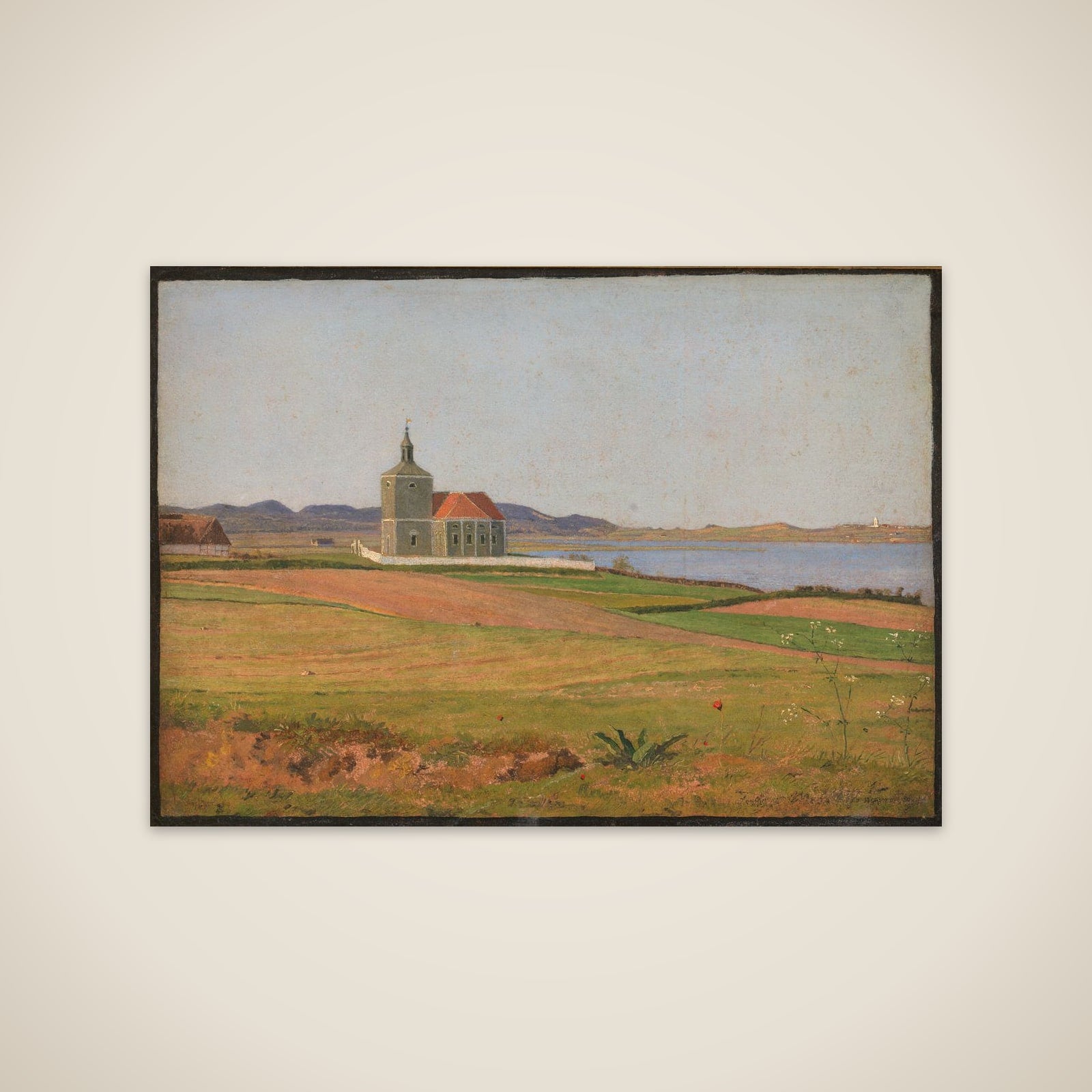 Vinderød kirke ved Frederiksværk unframed print