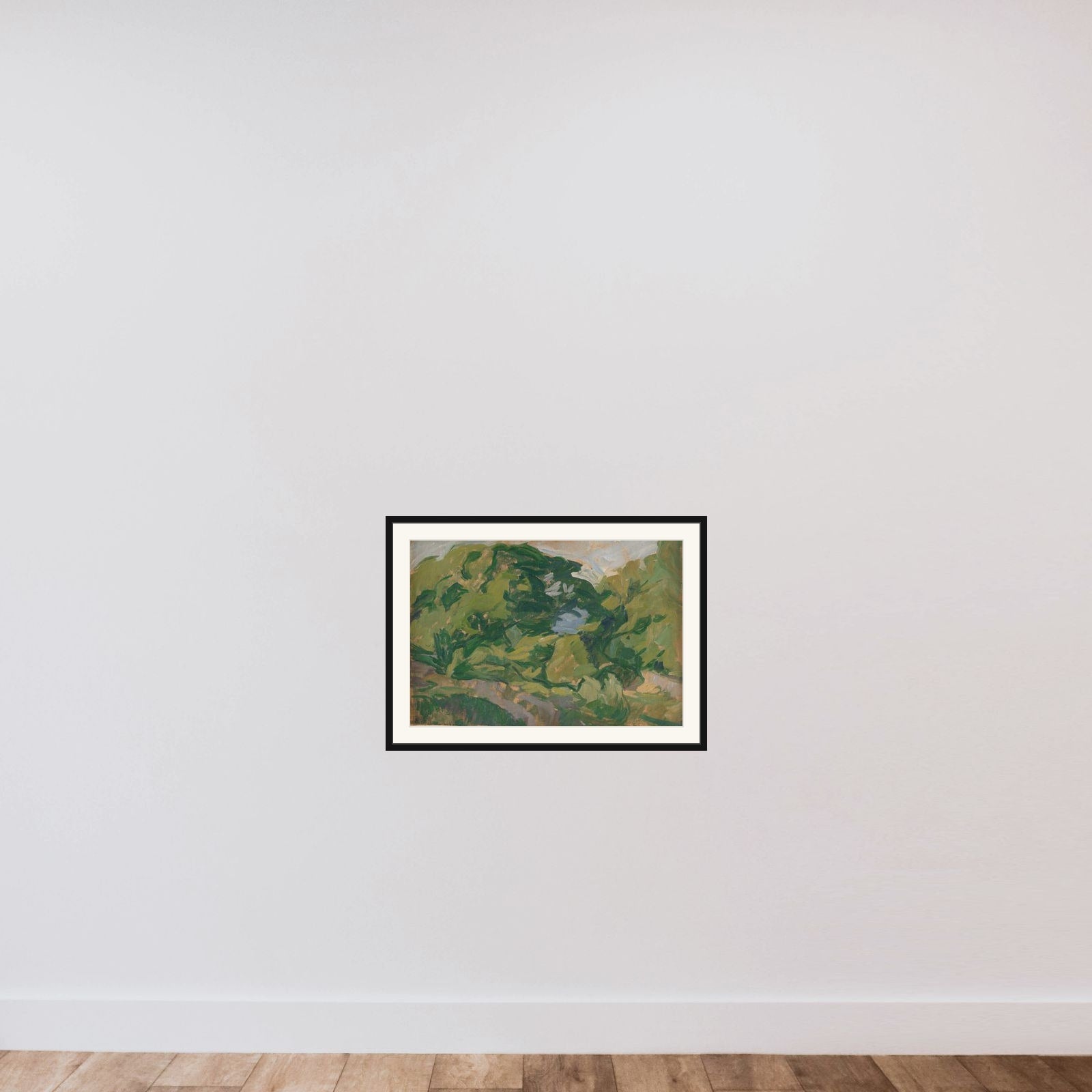 Landskab. Christiansø framed — shown to scale