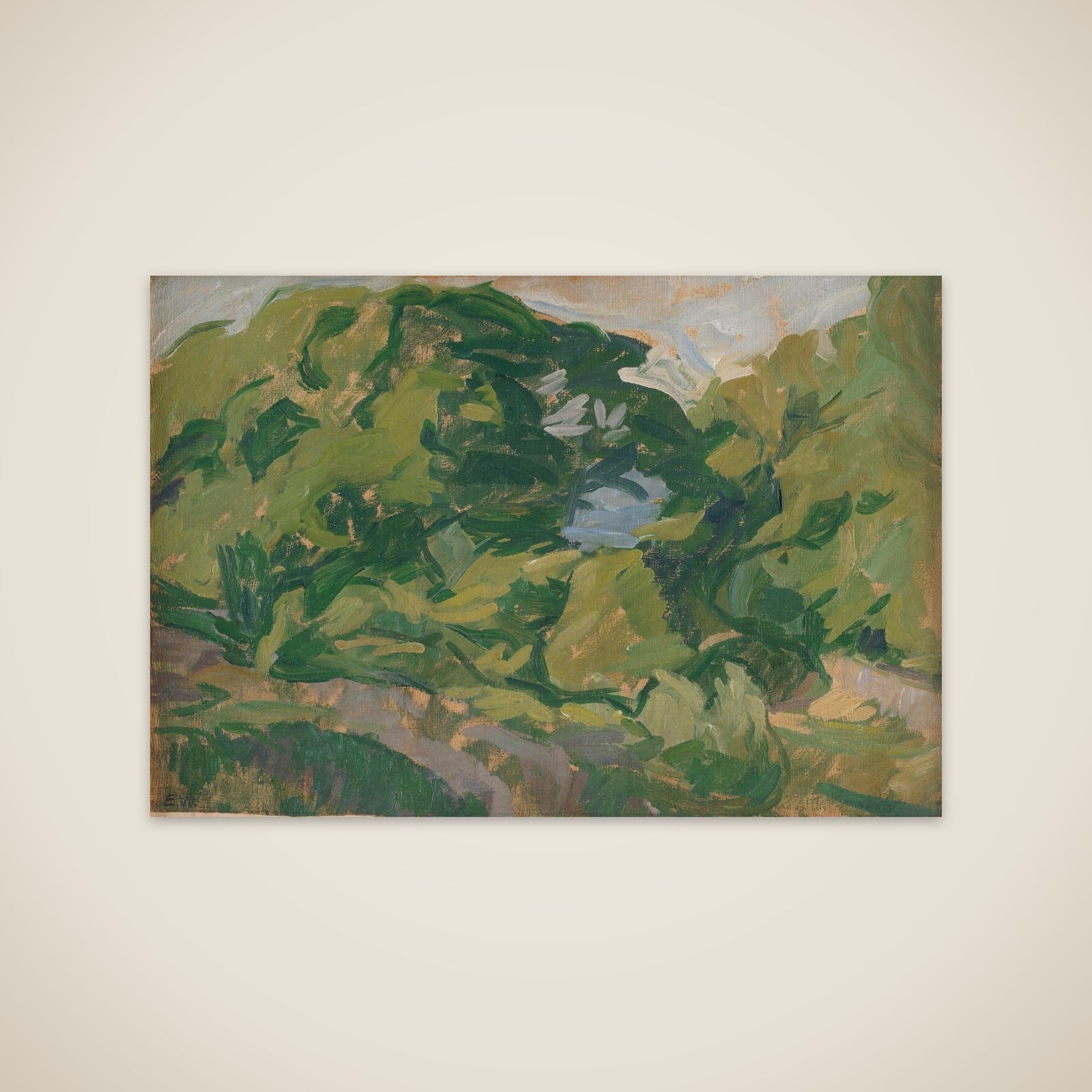Landskab. Christiansø unframed print