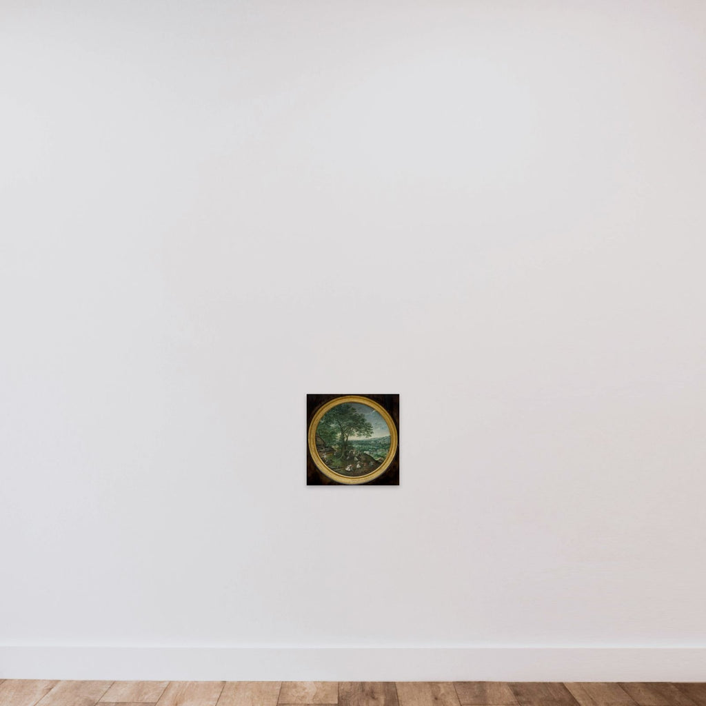 Lystige bønder i det fri (Kermesse) unframed — shown to scale