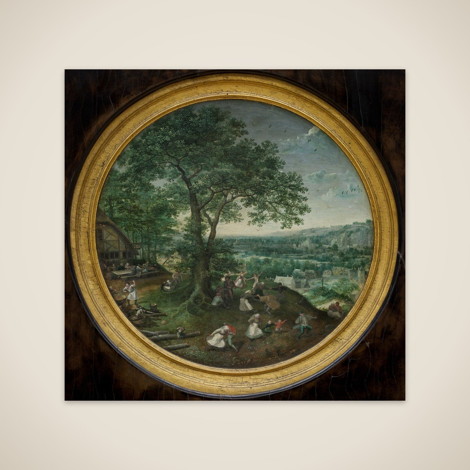 Lystige bønder i det fri (Kermesse) unframed print
