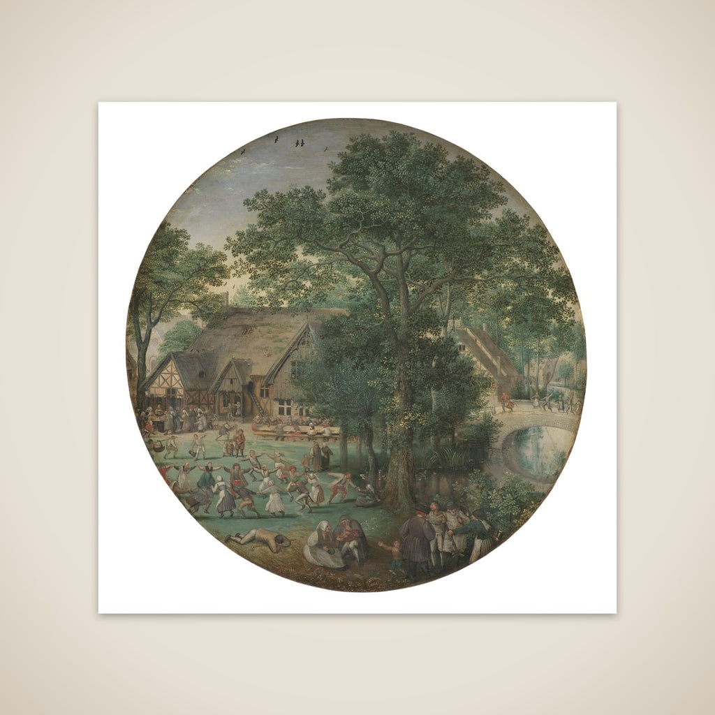 Bondebryllup. Dans i det fri unframed print
