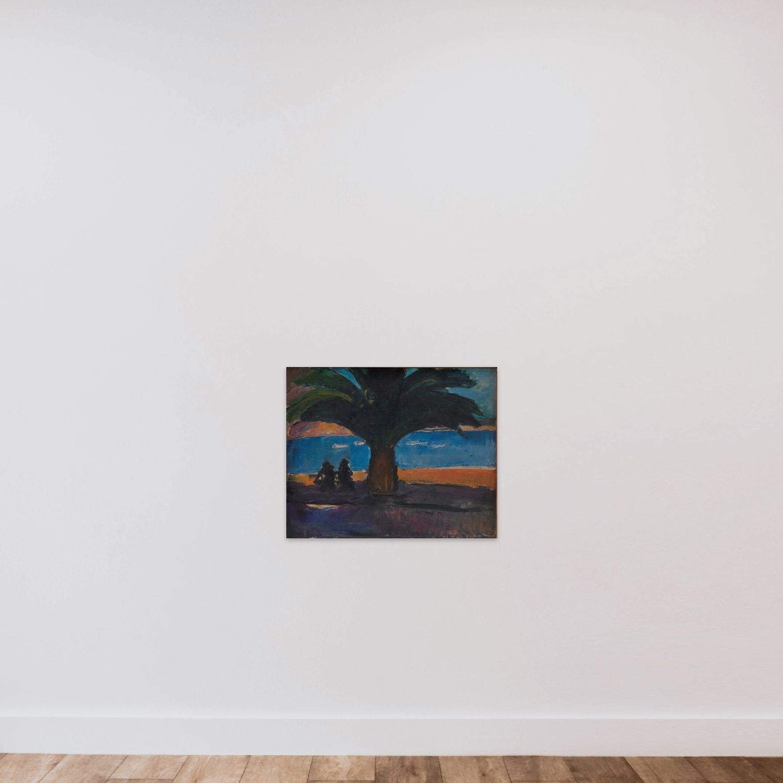 Den tykke palme. Udsigt fra Villefranche unframed — shown to scale