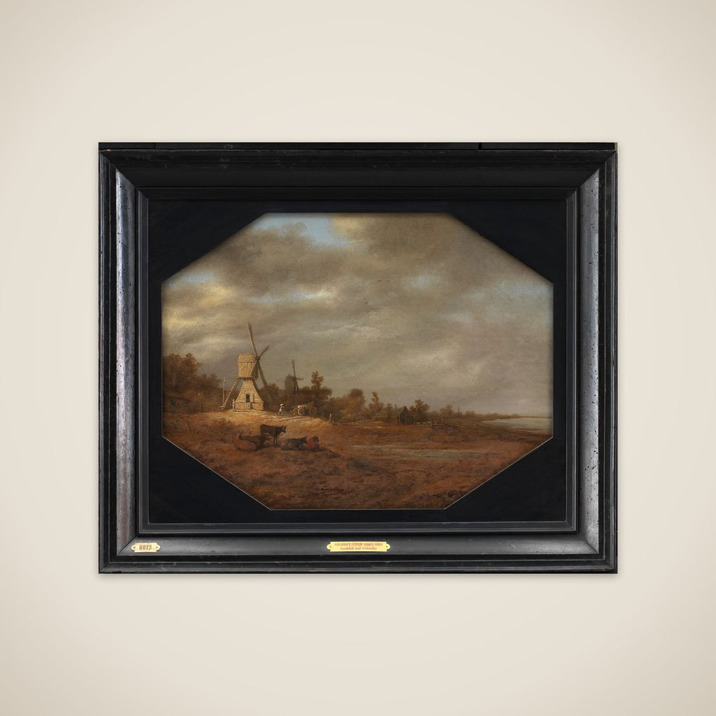 Landskab med vindmøller unframed print