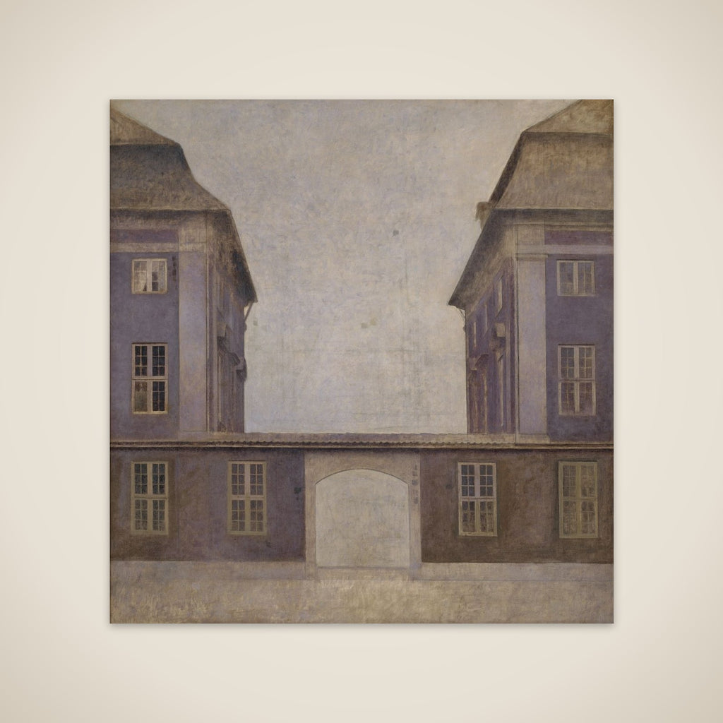 Asiatisk Compagnis bygninger, set fra St. Annæ Gade på Christianshavn, København unframed print