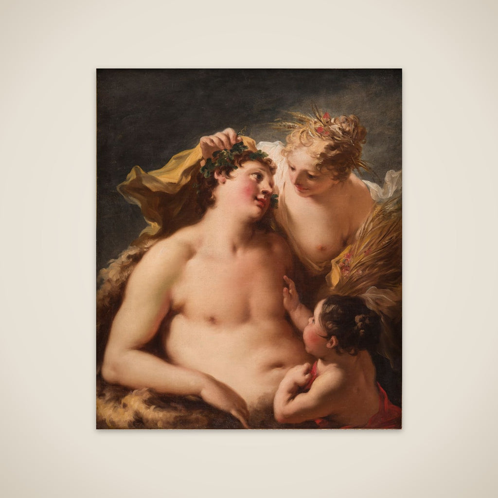 Ceres, Bacchus og Amor unframed print