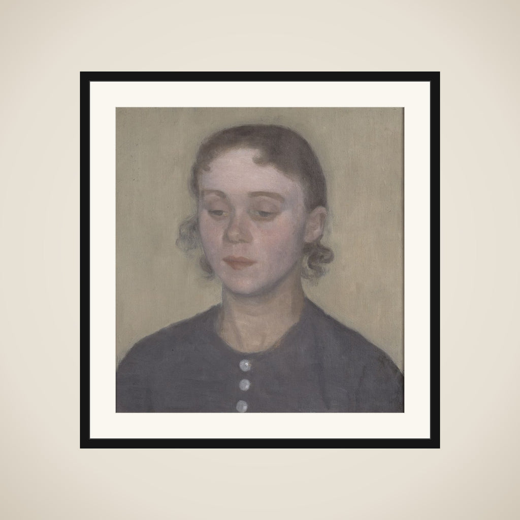 Kunstnerens hustru Ida, f. Ilsted framed