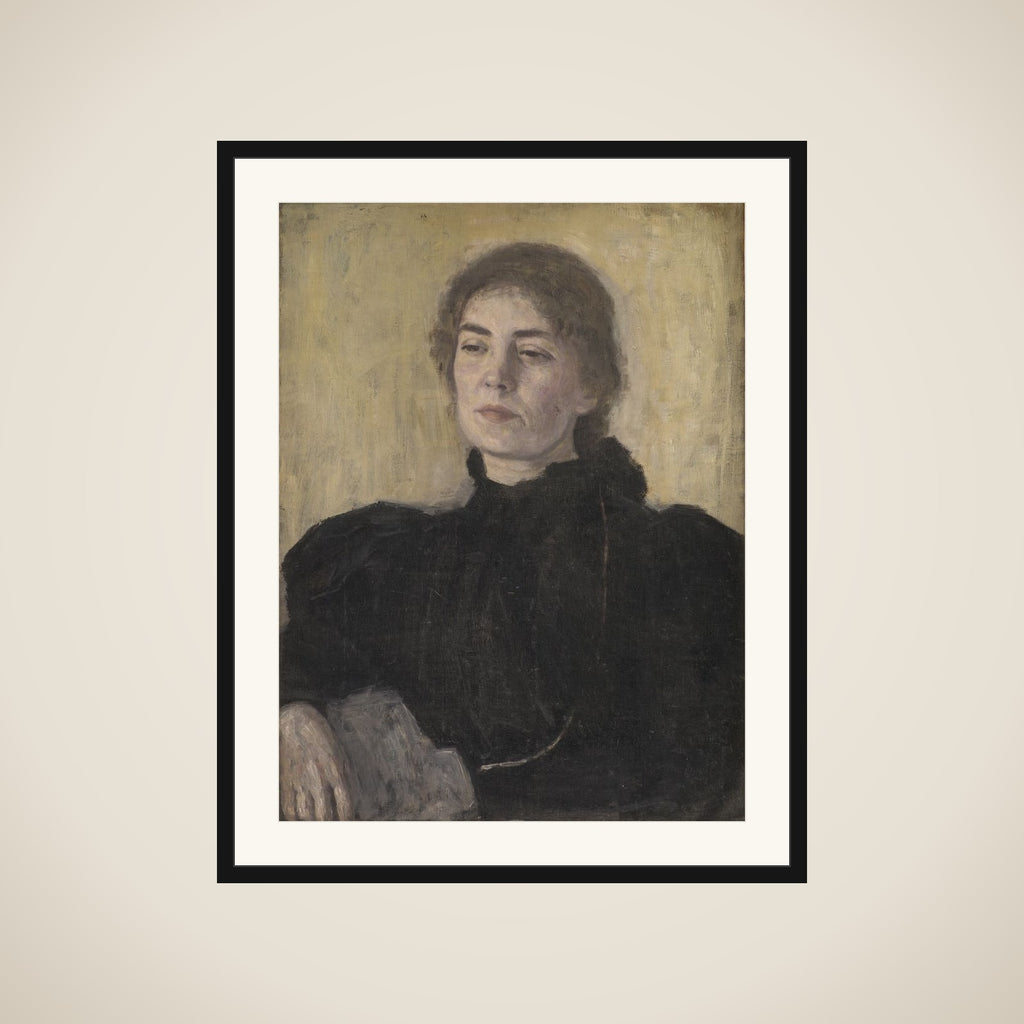 Portræt af fru Thora Bendix (Anne Victoria, f. Sundberg) framed