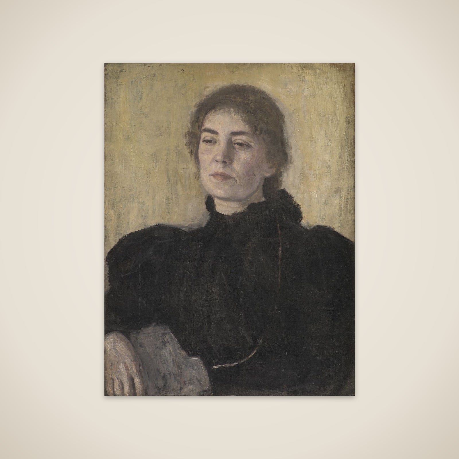 Portræt af fru Thora Bendix (Anne Victoria, f. Sundberg) unframed print