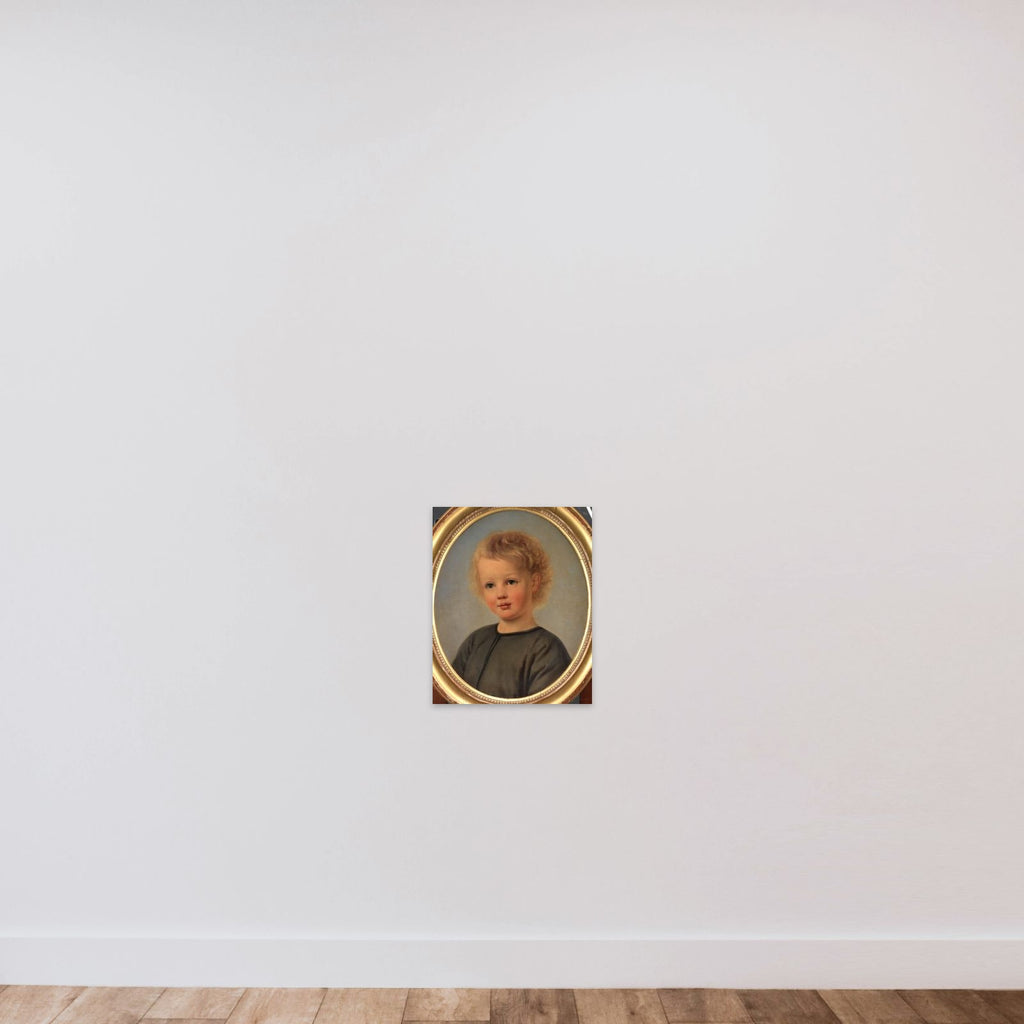 Portræt af Holger Aagaard Hammerich som 4-årig unframed — shown to scale