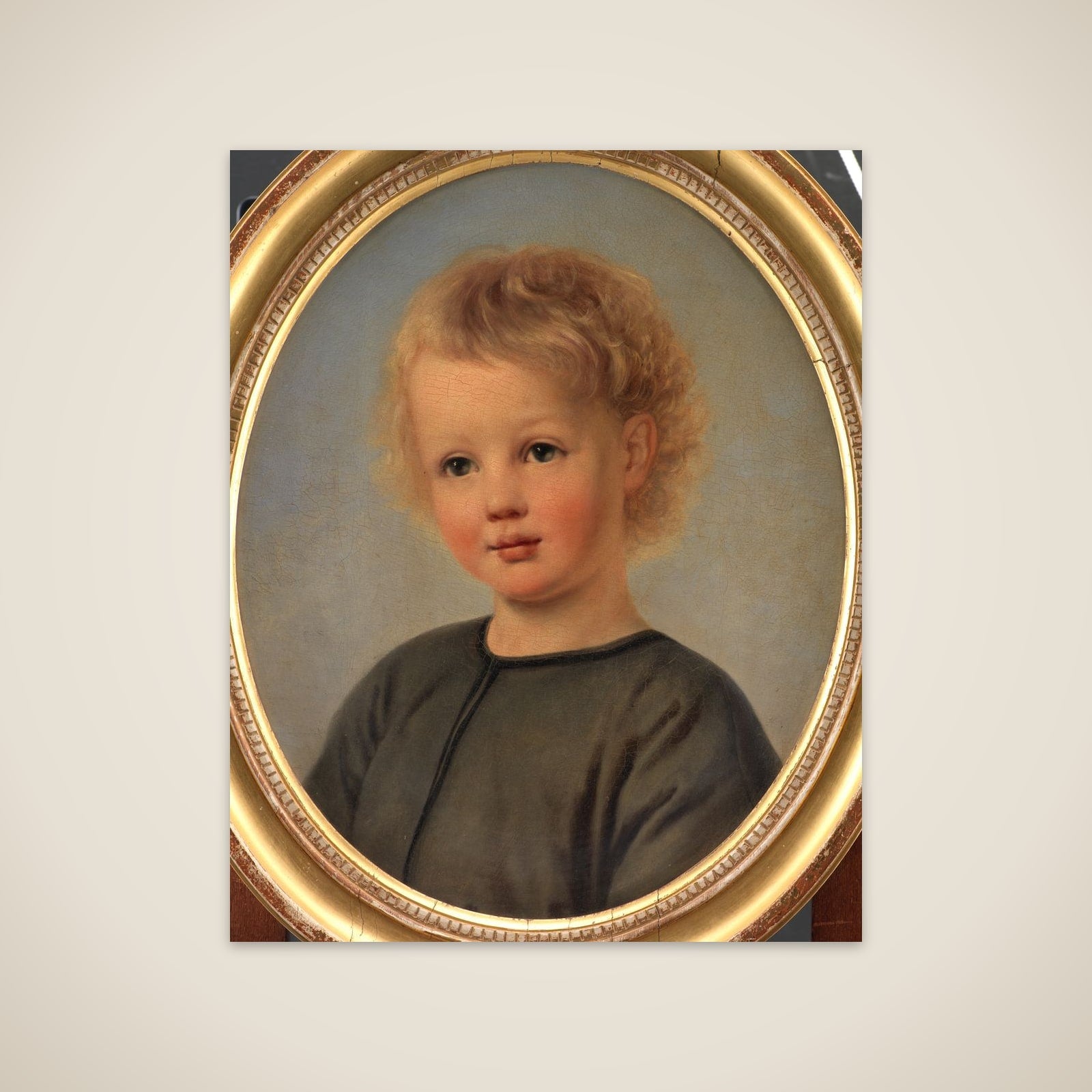Portræt af Holger Aagaard Hammerich som 4-årig unframed print