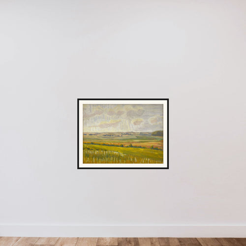Asminderup bakker mod lyset framed — shown to scale