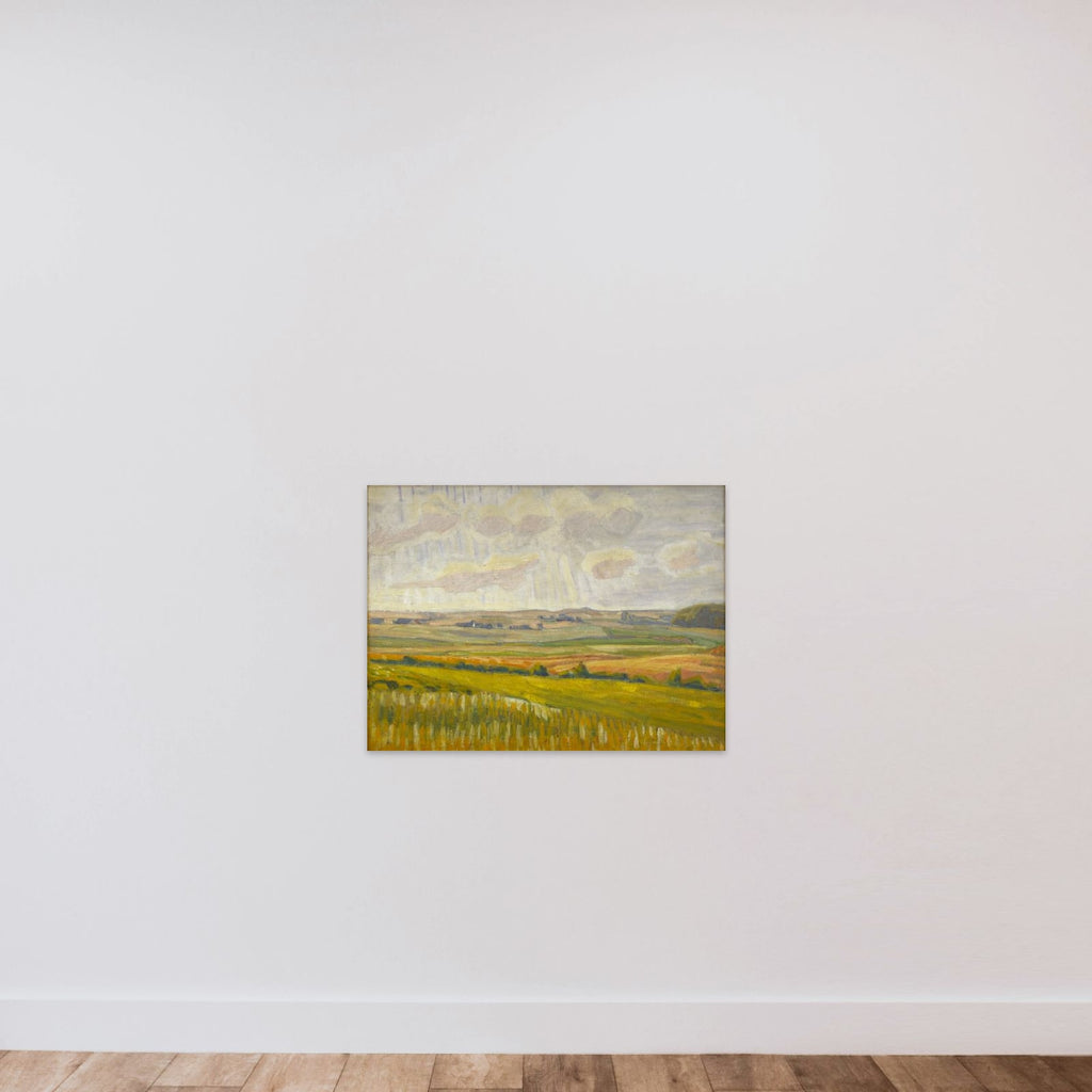 Asminderup bakker mod lyset unframed — shown to scale