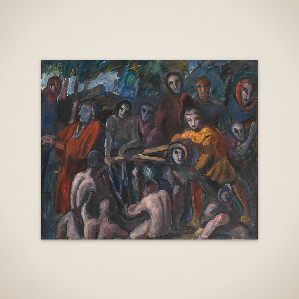 Gangen til Golgatha unframed print