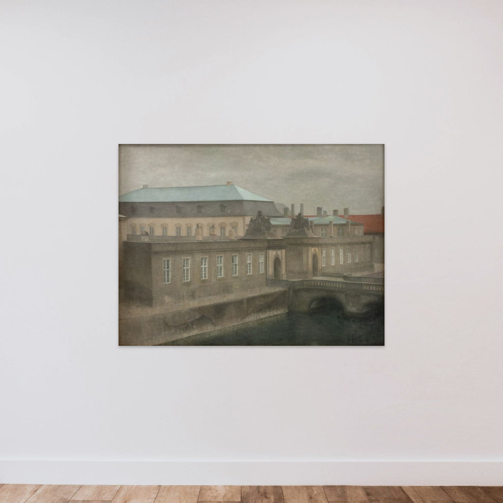 Fra det gamle Christiansborg. Sent efterår unframed — shown to scale