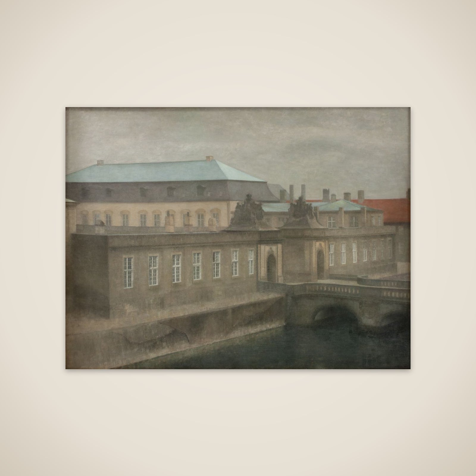 Fra det gamle Christiansborg. Sent efterår unframed print