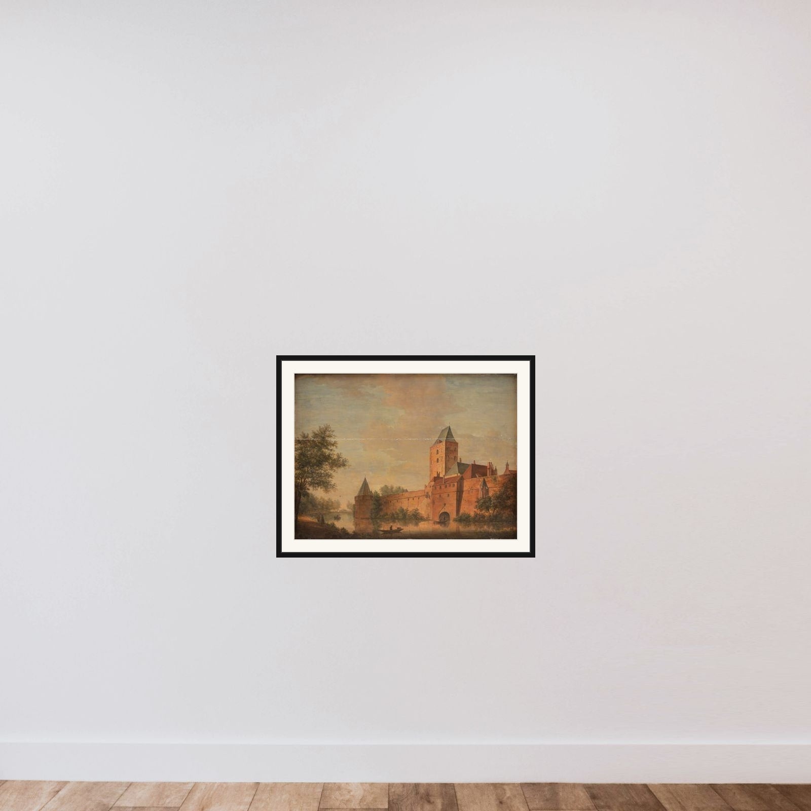 Omegnen af Utrecht framed — shown to scale