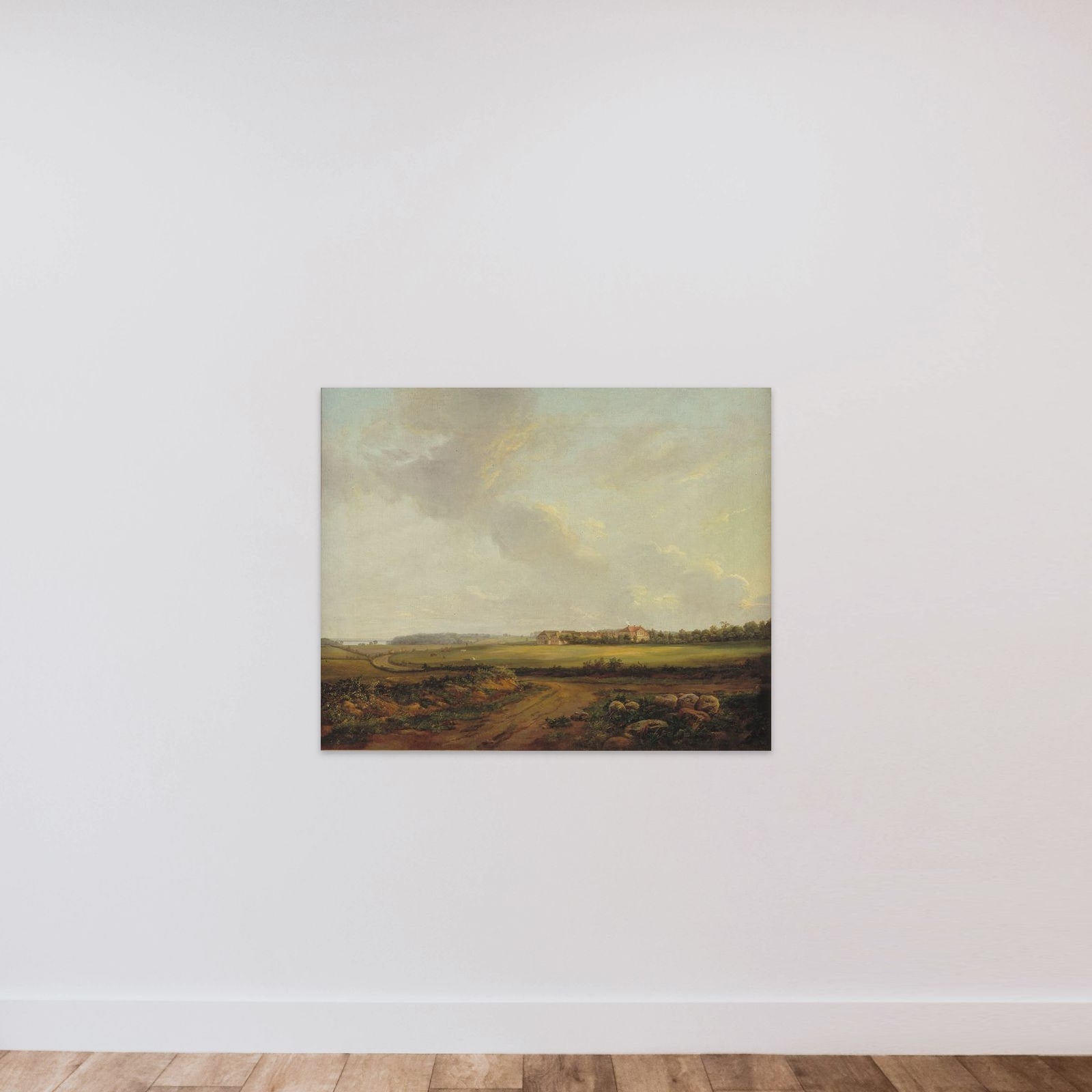 Udsigt mod Engelholm ved Præstø unframed — shown to scale