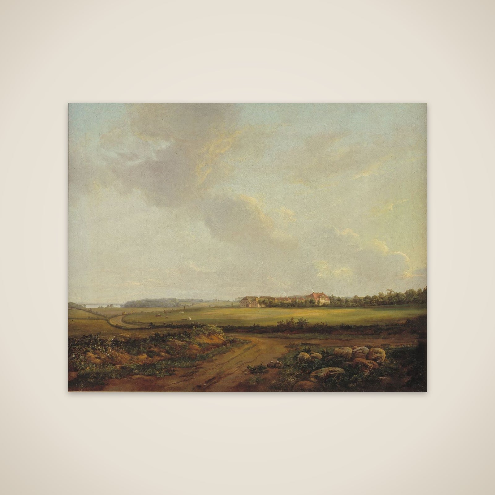 Udsigt mod Engelholm ved Præstø unframed print