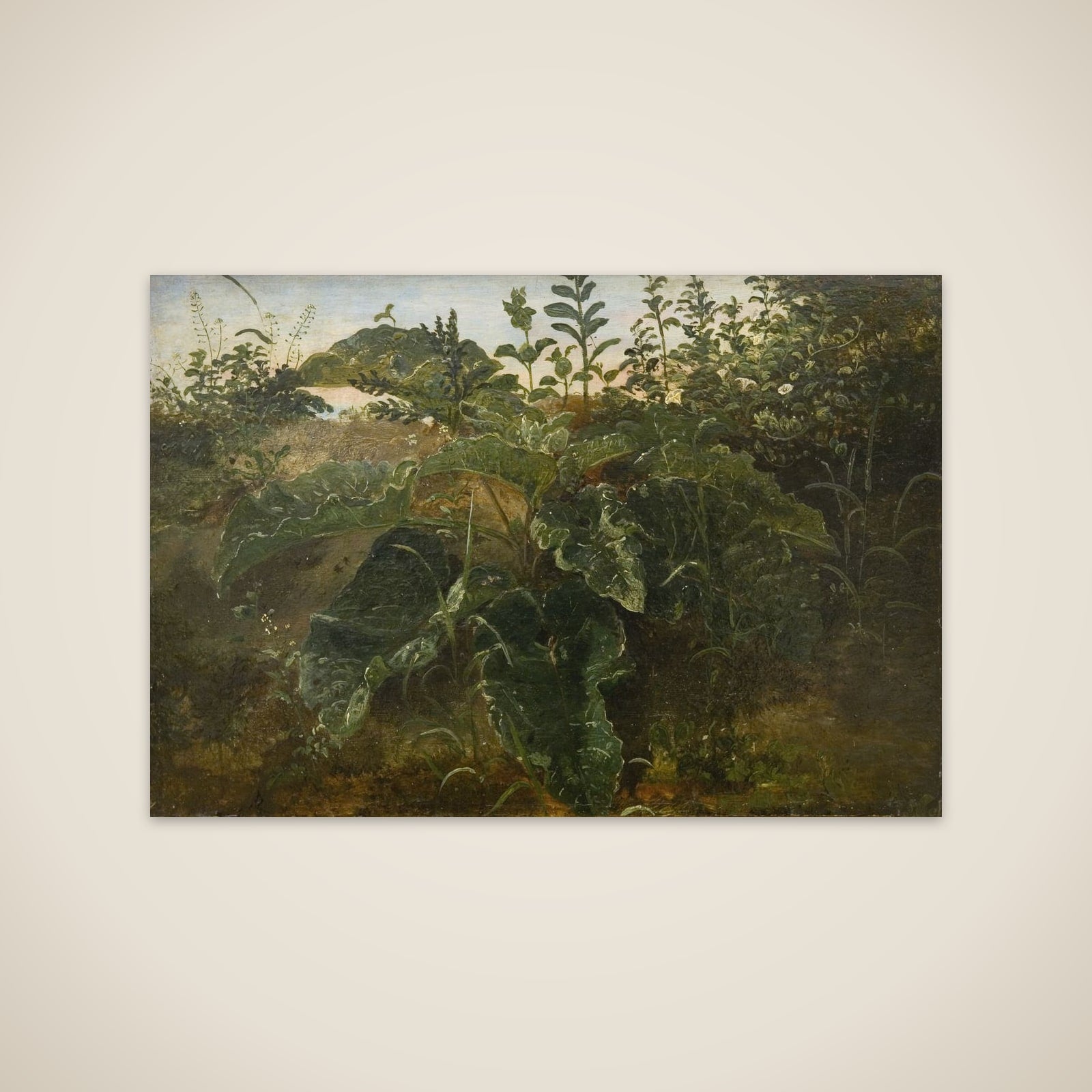 Forgrundsstudie med skræpper unframed print