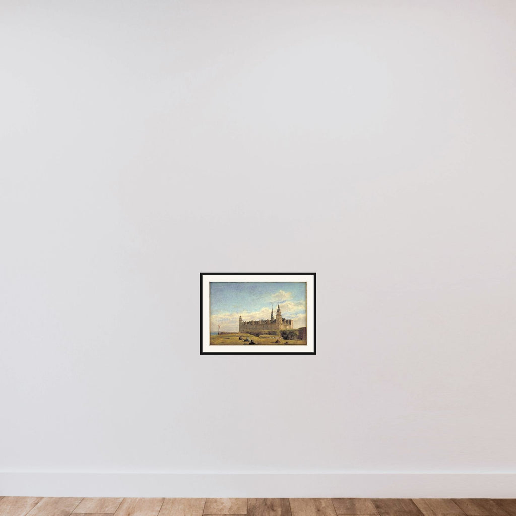 Slottet Kronborg framed — shown to scale