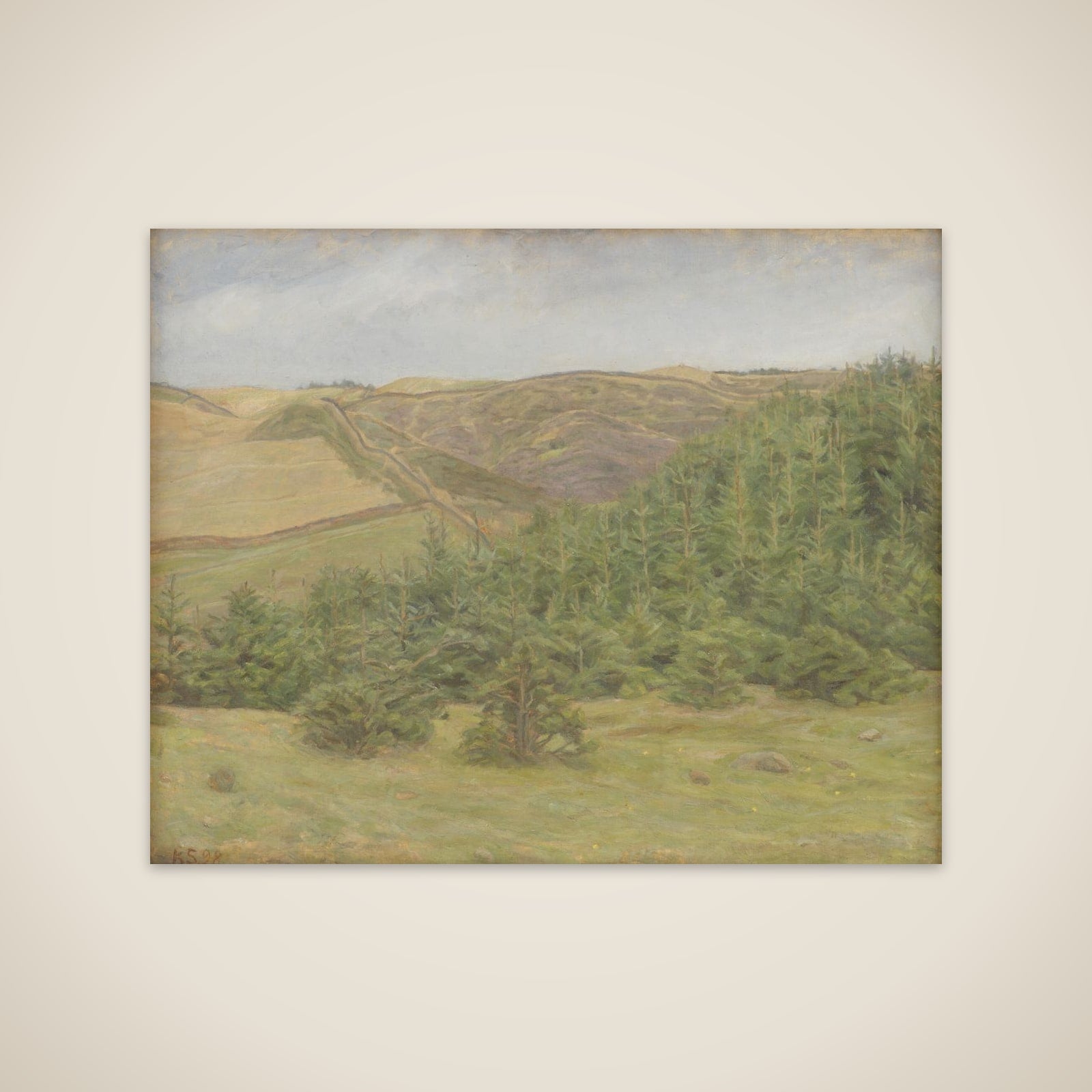 Svanninge Bakker unframed print