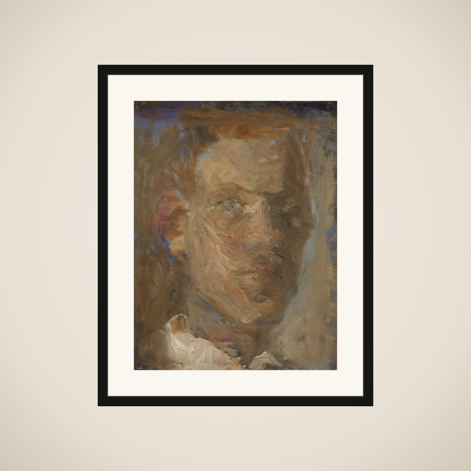 Selvportræt framed