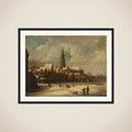 Vinterdag i Breda framed