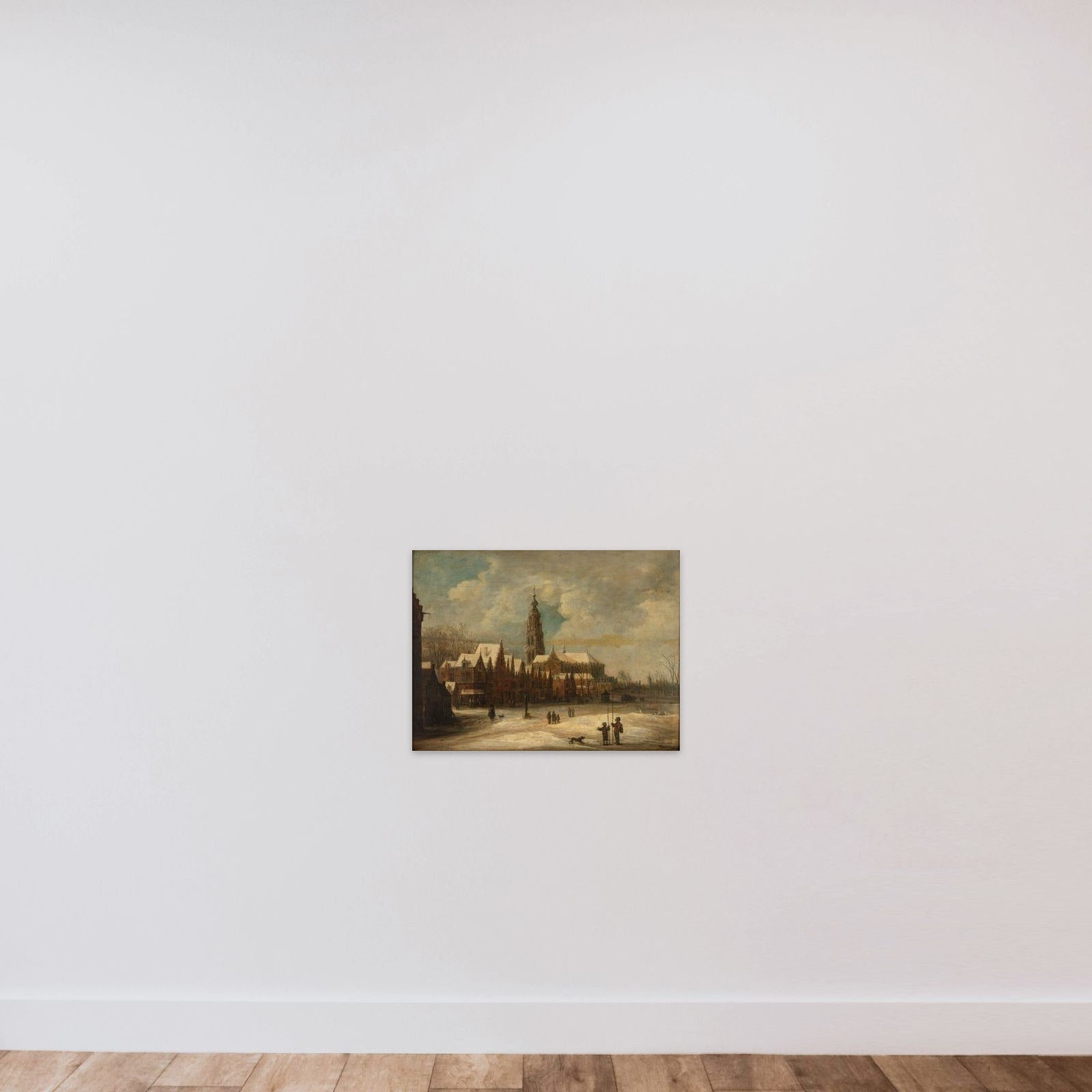 Vinterdag i Breda unframed — shown to scale