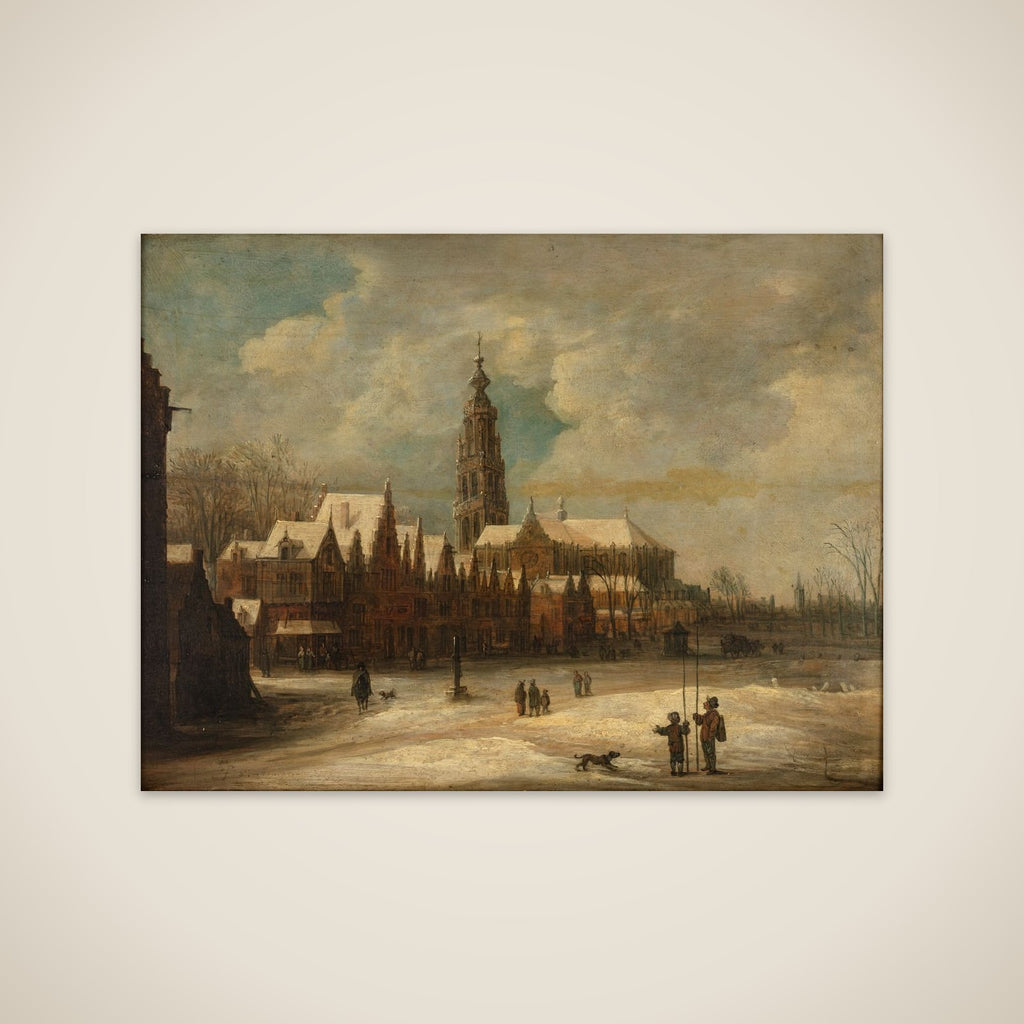 Vinterdag i Breda unframed print