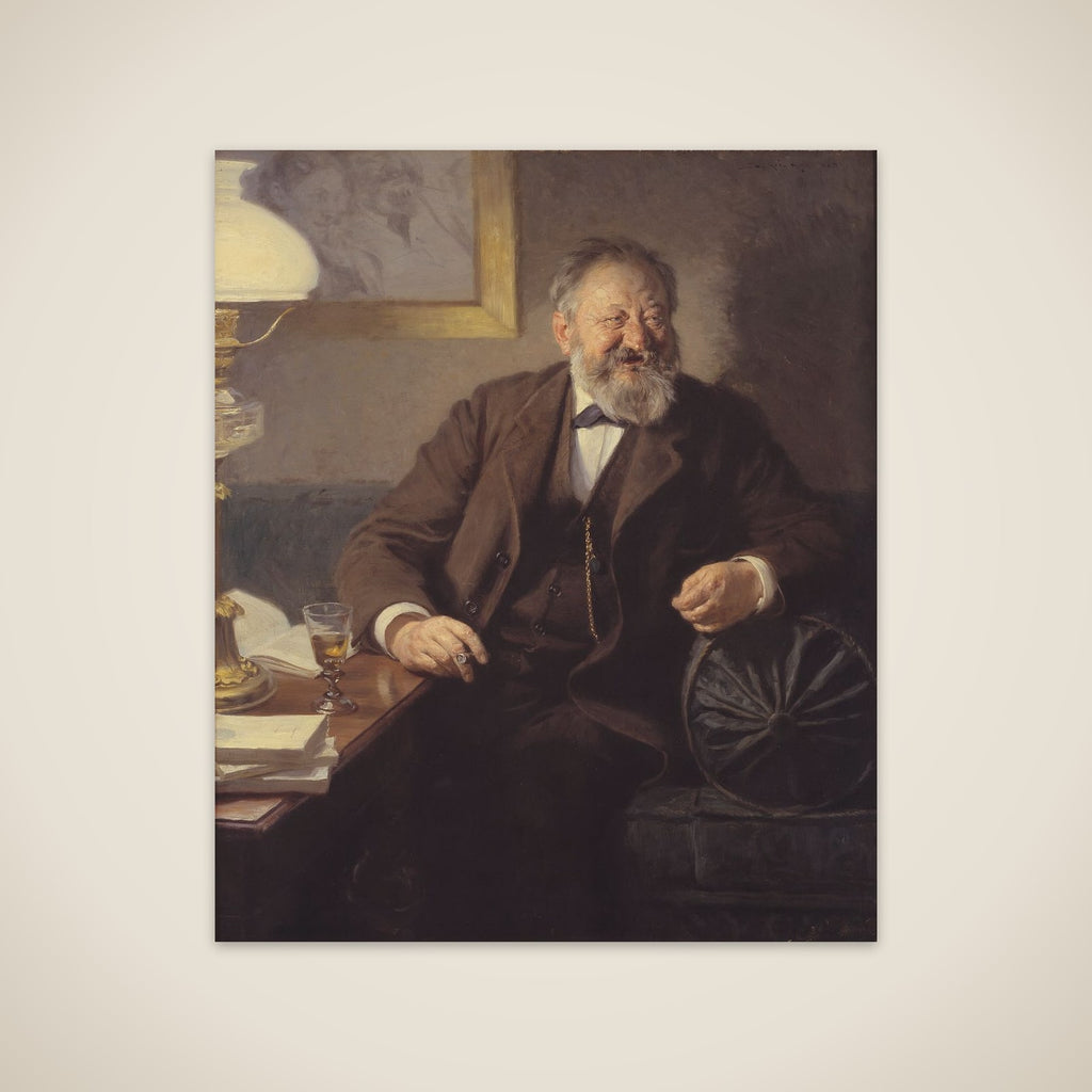 Portræt af Sophus Schandorph unframed print