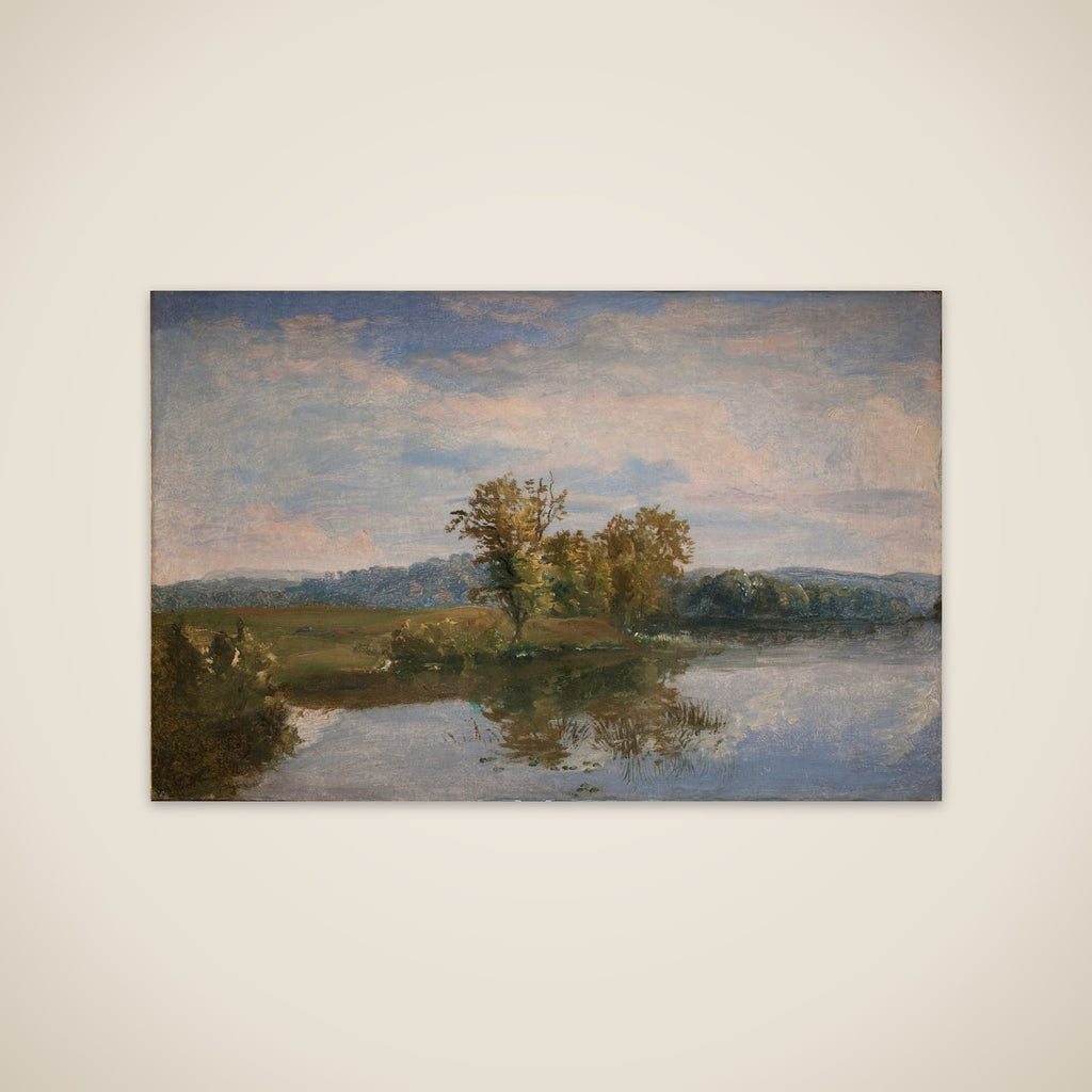Parti ved Vejl Sø unframed print