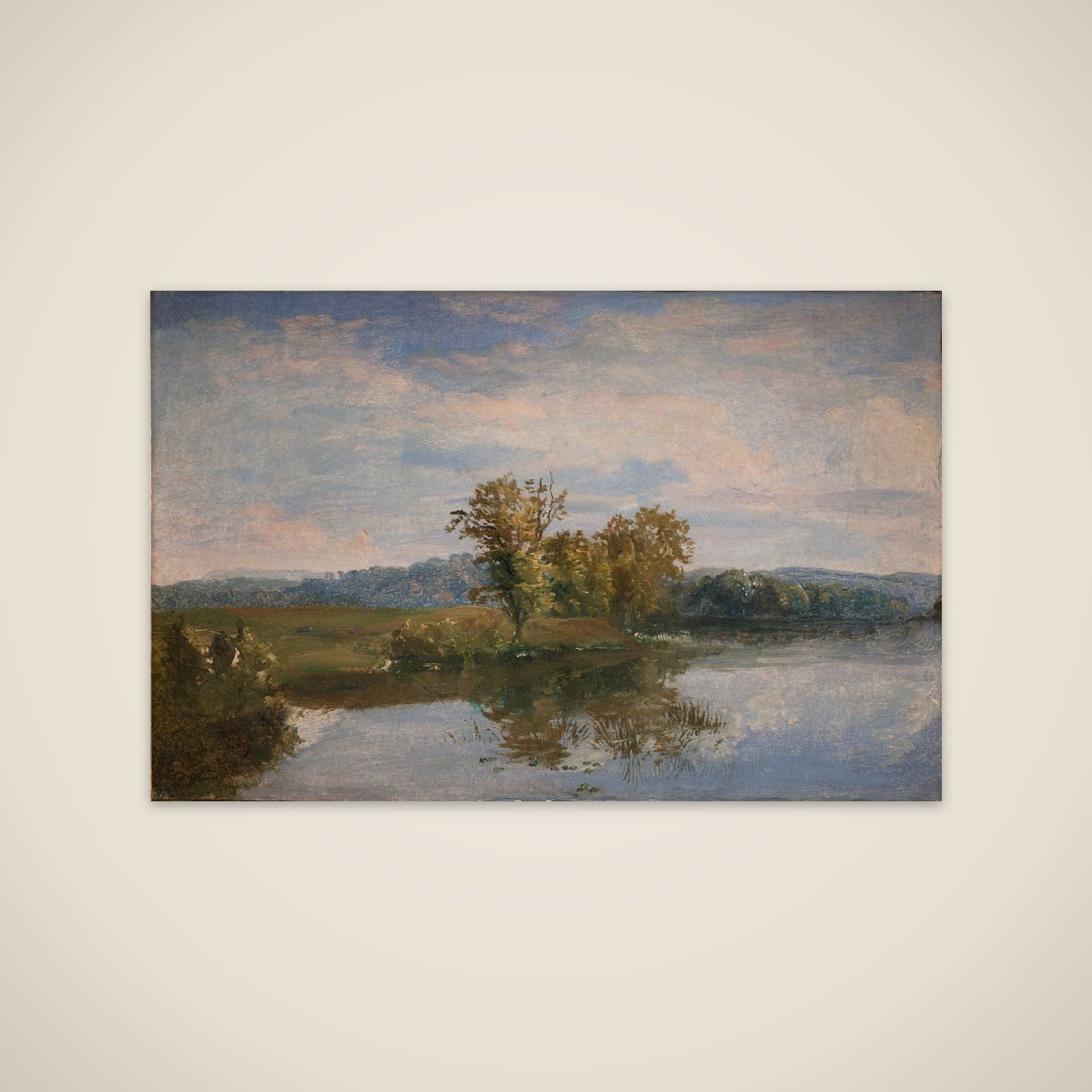 Parti ved Vejl Sø unframed print