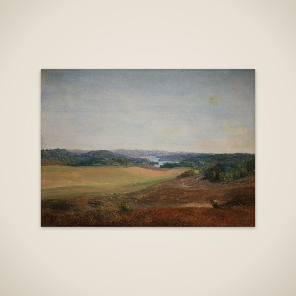 Landskab fra Silkeborgegnen unframed print