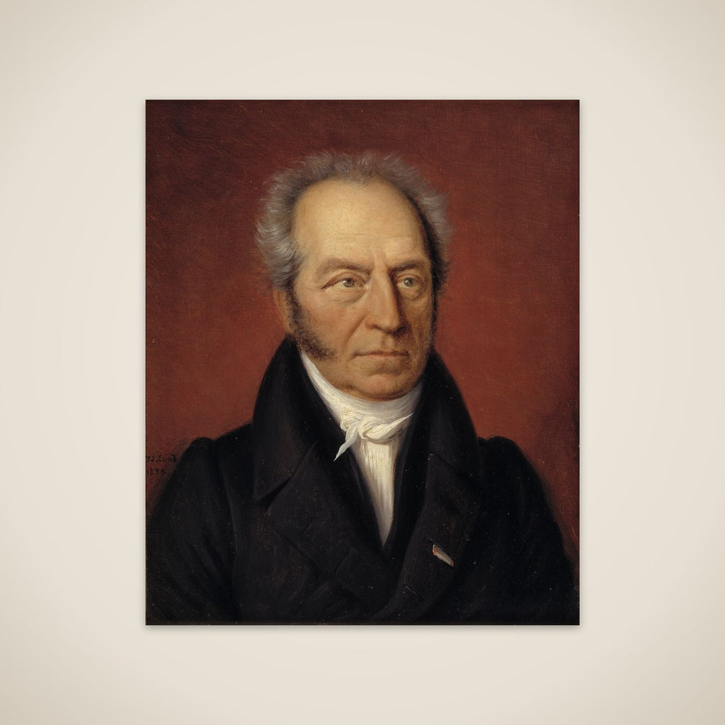 Portræt af kunstkammerforvalter J.C. Spengler unframed print