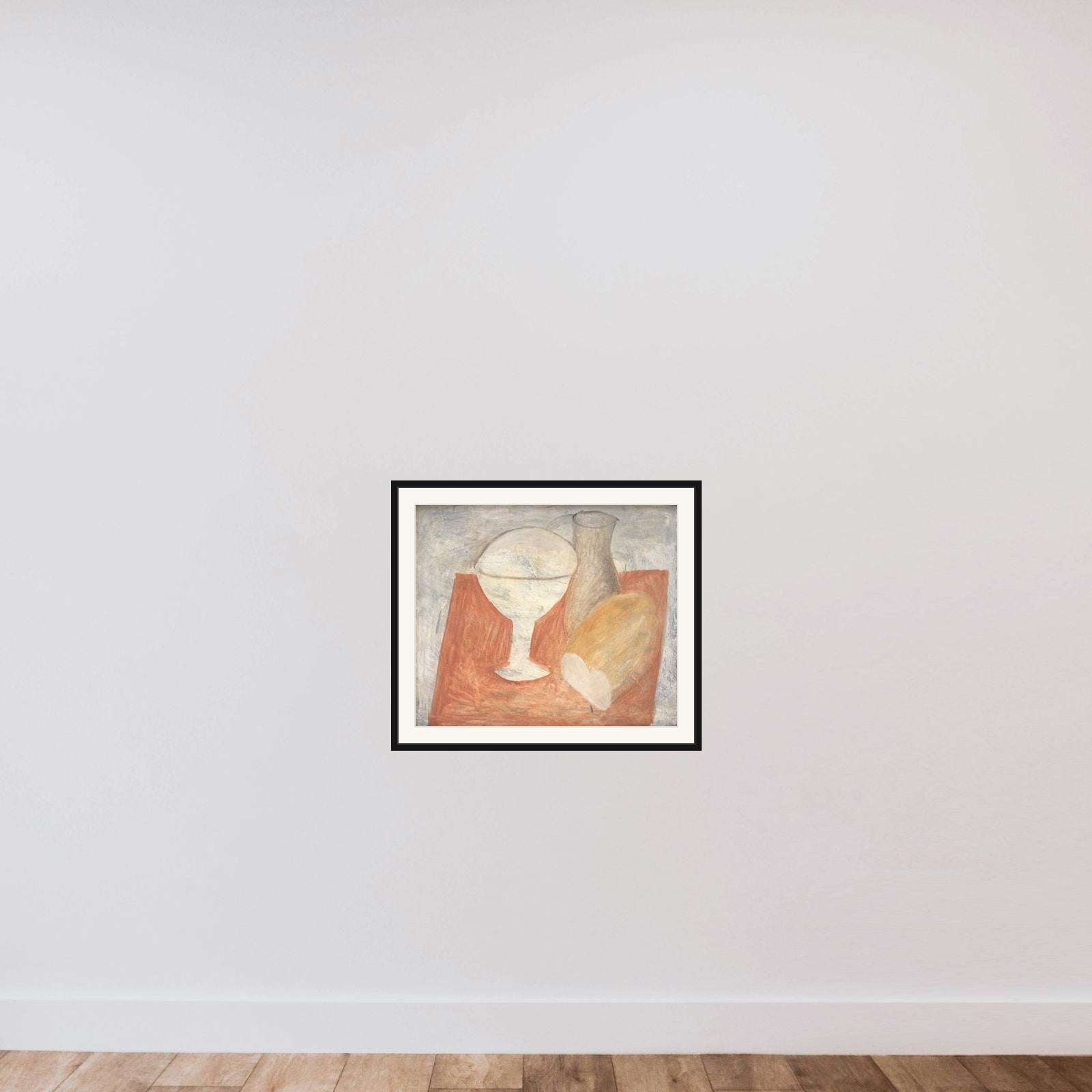 Opstilling framed — shown to scale