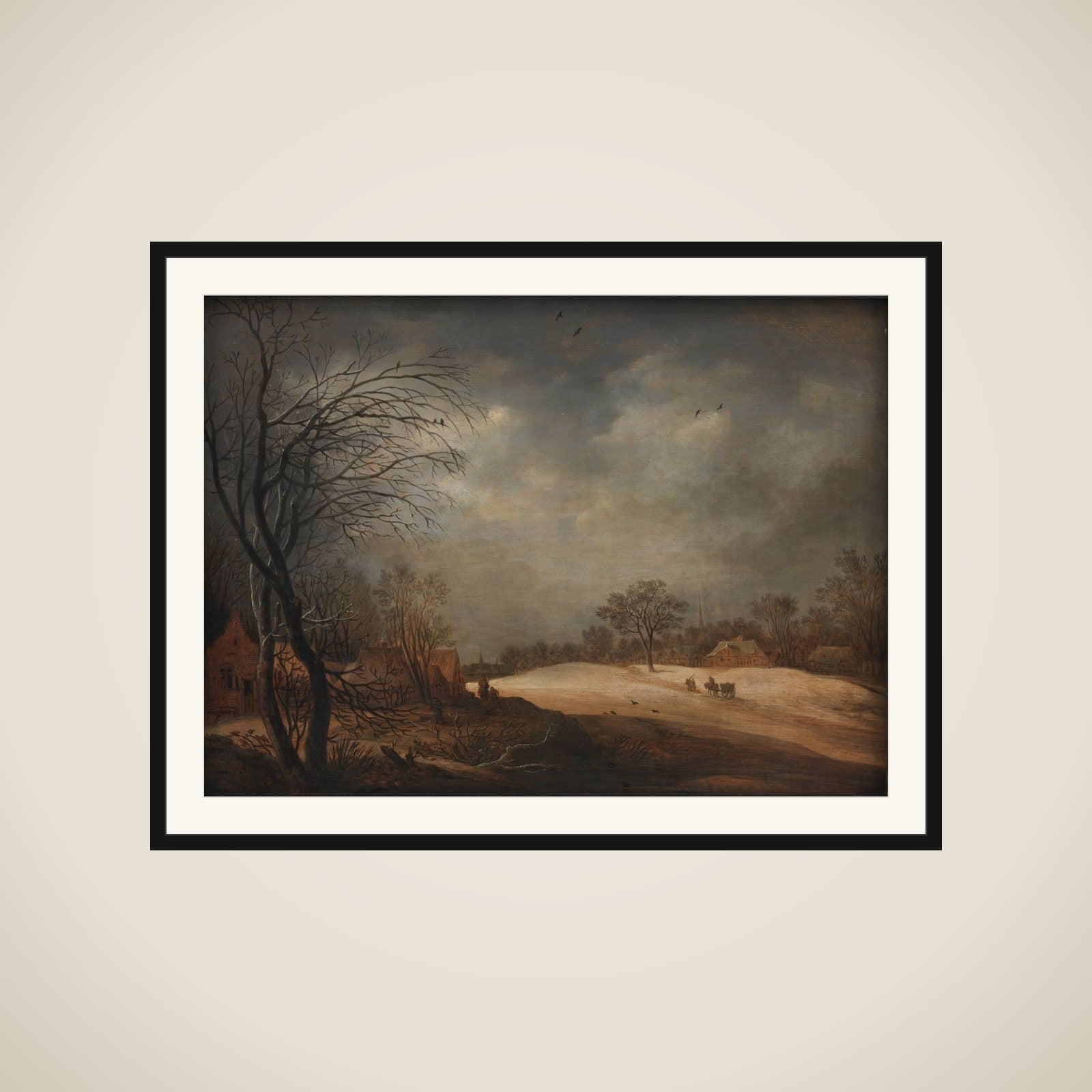 Vinterlandskab framed