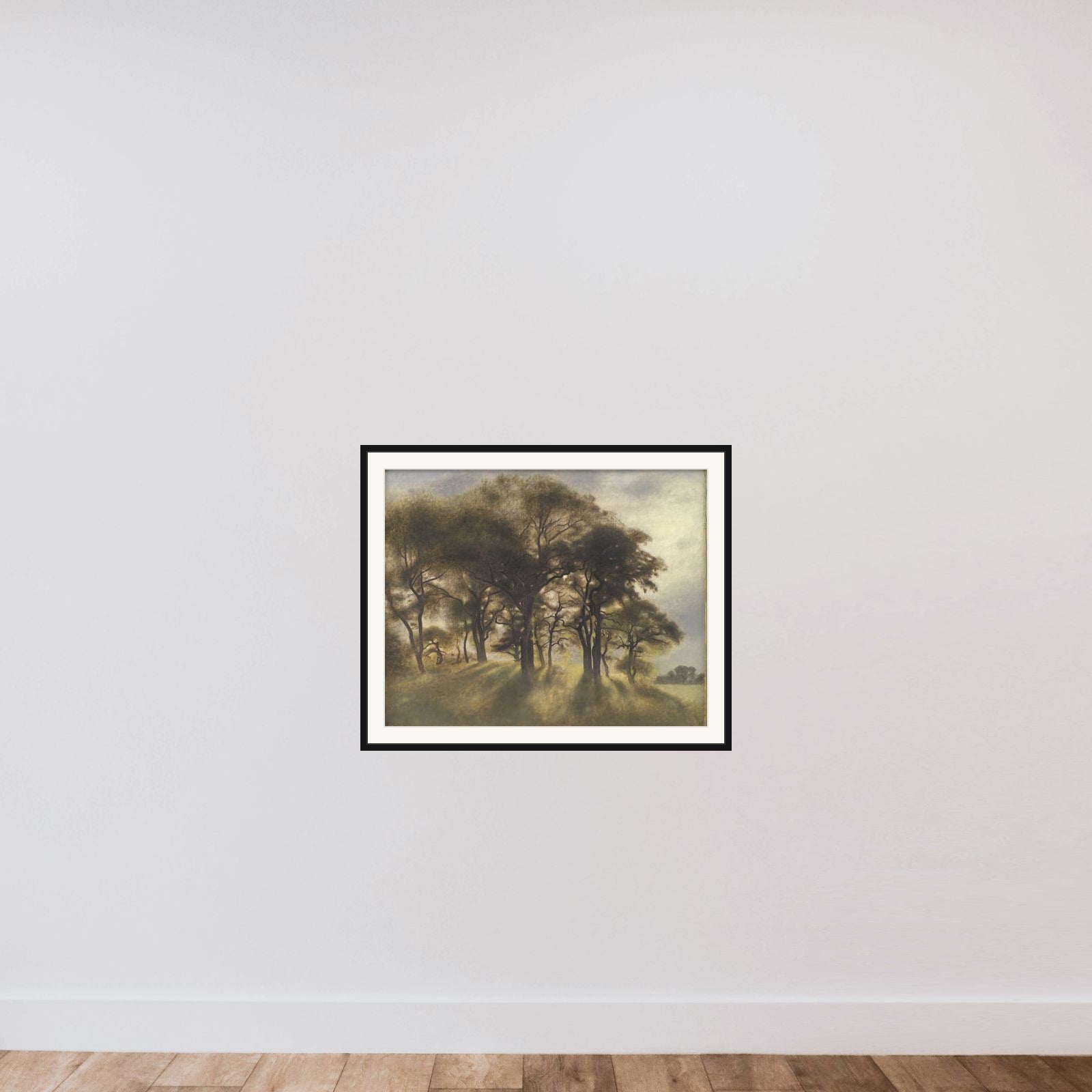 Fra Fortunen framed — shown to scale