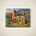 Pyrrhus og Andromache ved Hektors grav framed