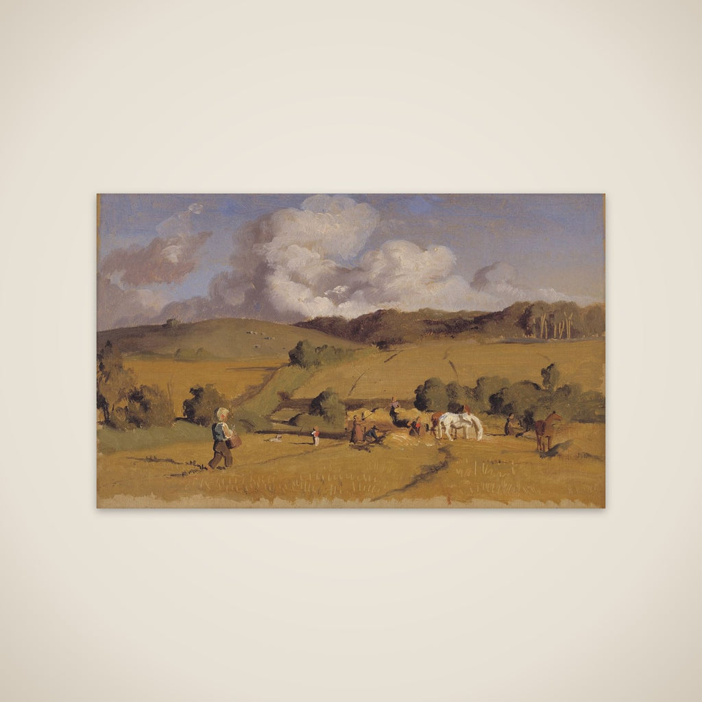 Landskab fra Holmstrup unframed print