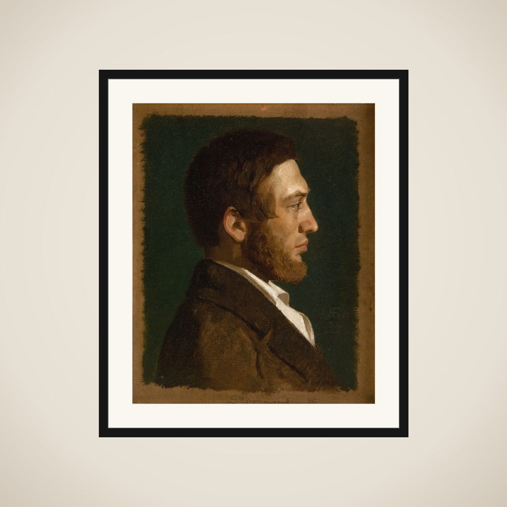 Portræt af P.C. Skovgaard framed